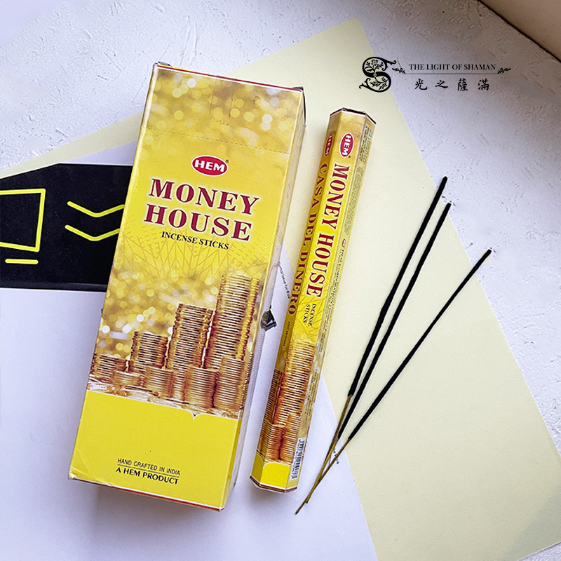HEM錢屋線香幫助提升豐盛意識吸引財富和好運豐盛能量 -光之薩滿