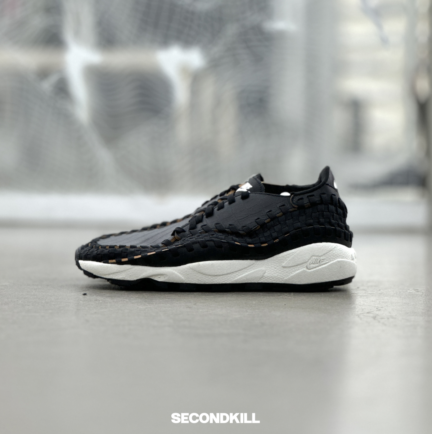 Nike Air Footscape Woven Prm Black Croc l FQ8129-010