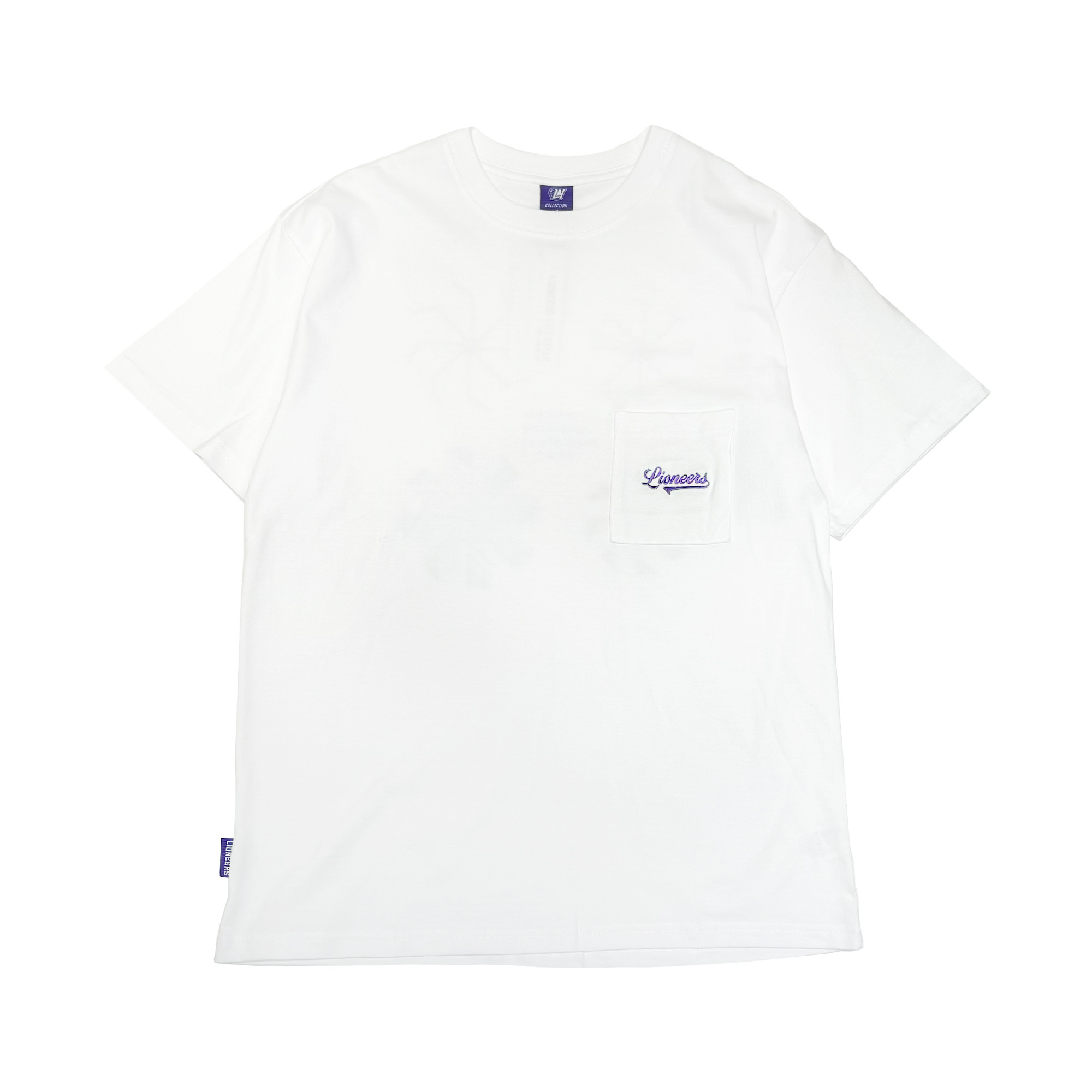 23-24 LIONEERS風車LOGO口袋短TEE｜白