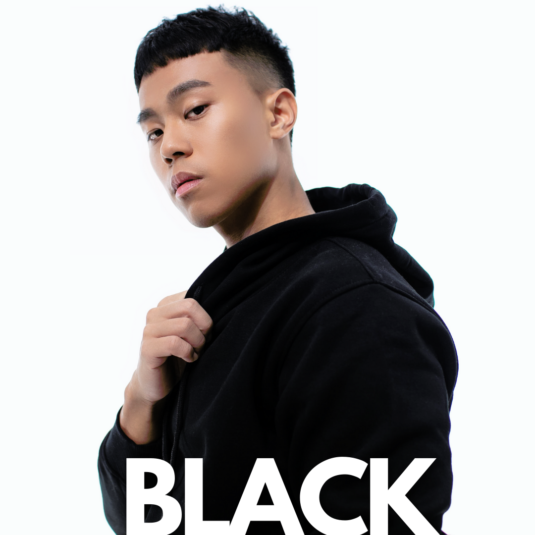 ATTN 連帽舒棉刷毛T-shirt【黑色】 #帽T #連帽T