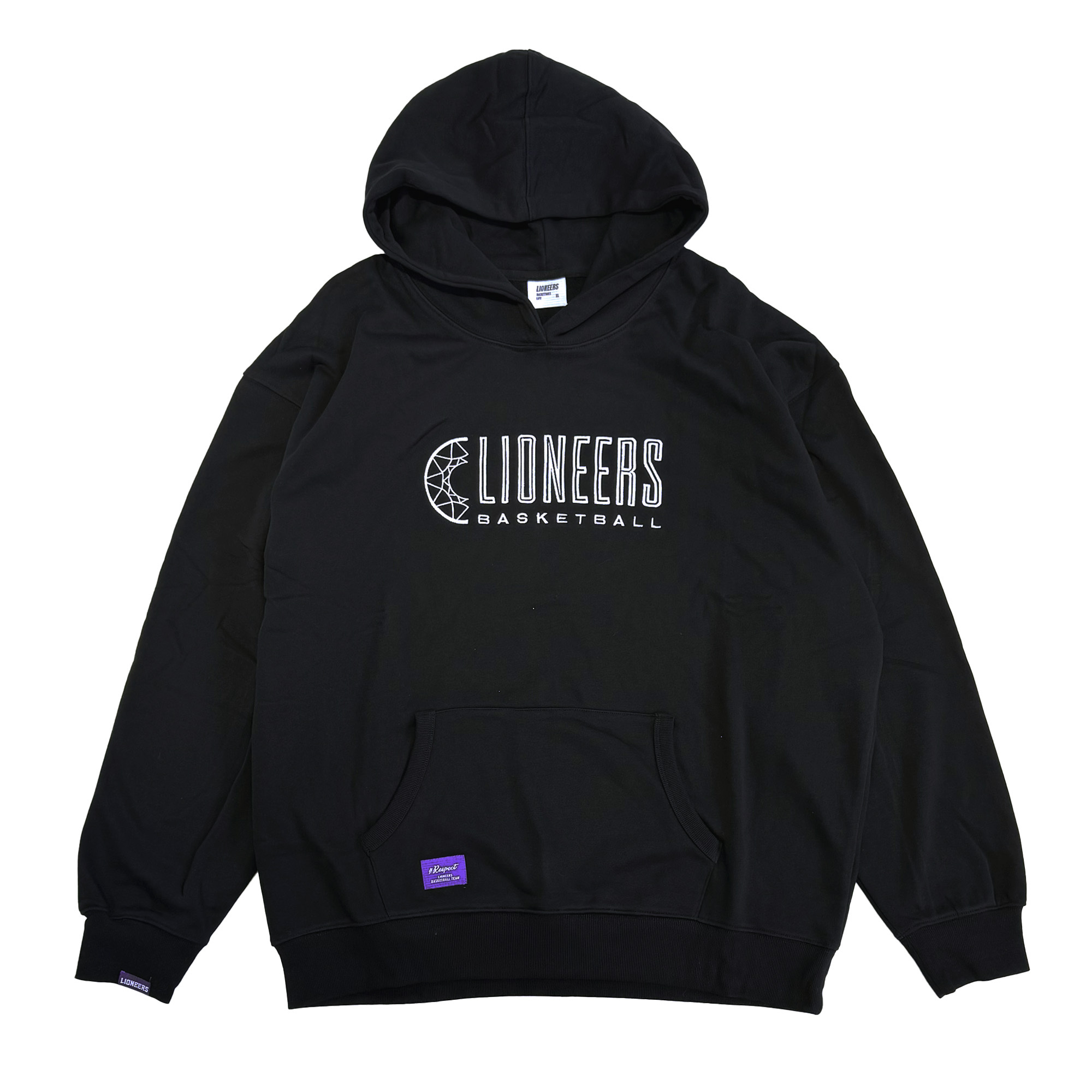 23-24 LIONEERS籃網繡花帽TEE|黑