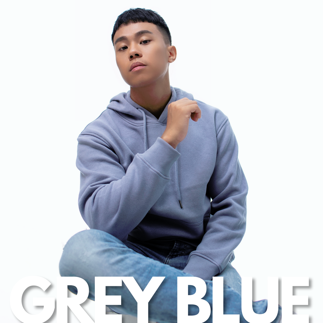 ATTN 連帽舒棉刷毛T-shirt【星空藍】#帽T #連帽T