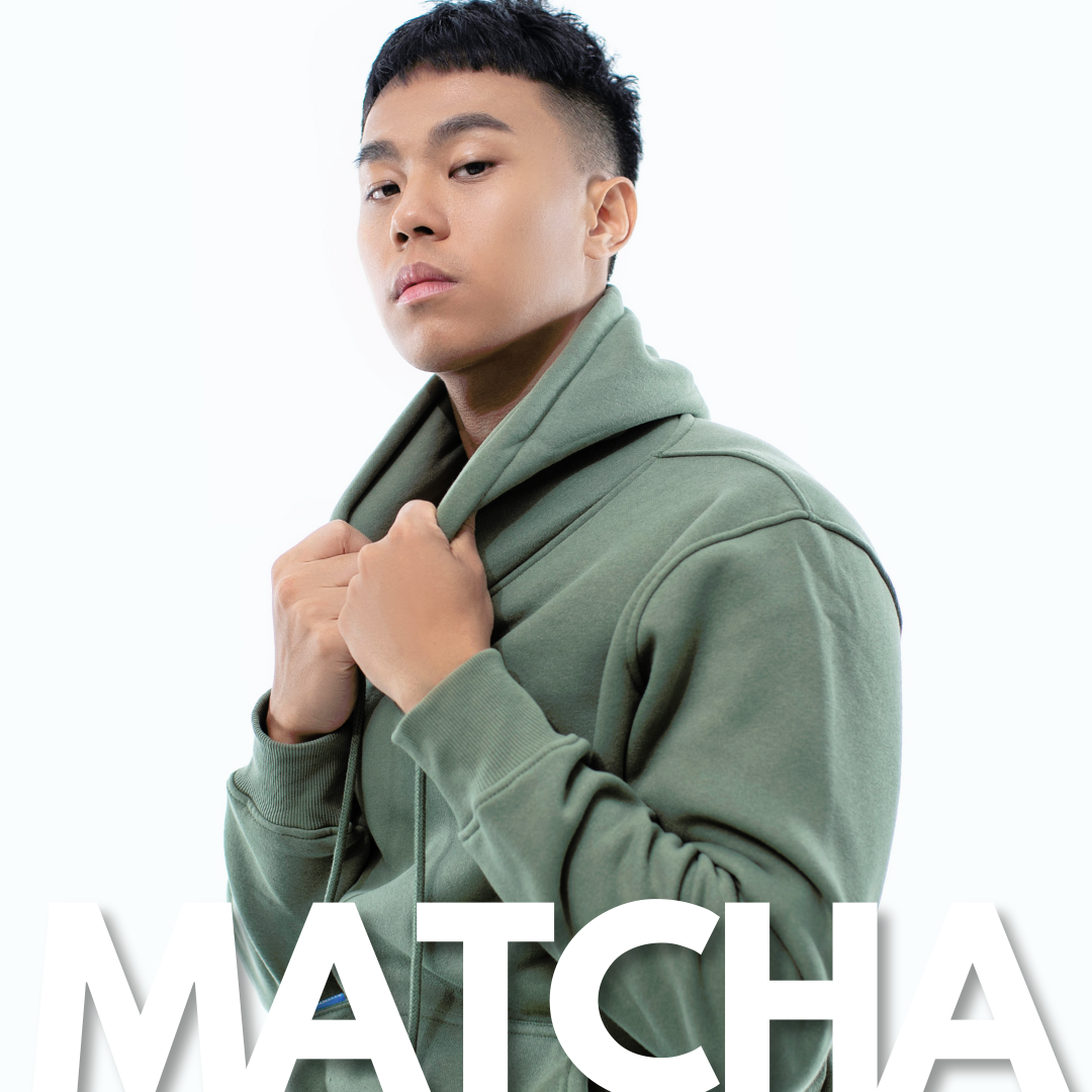 ATTN 連帽舒棉刷毛T-shirt【抹茶綠】 #帽T #連帽T