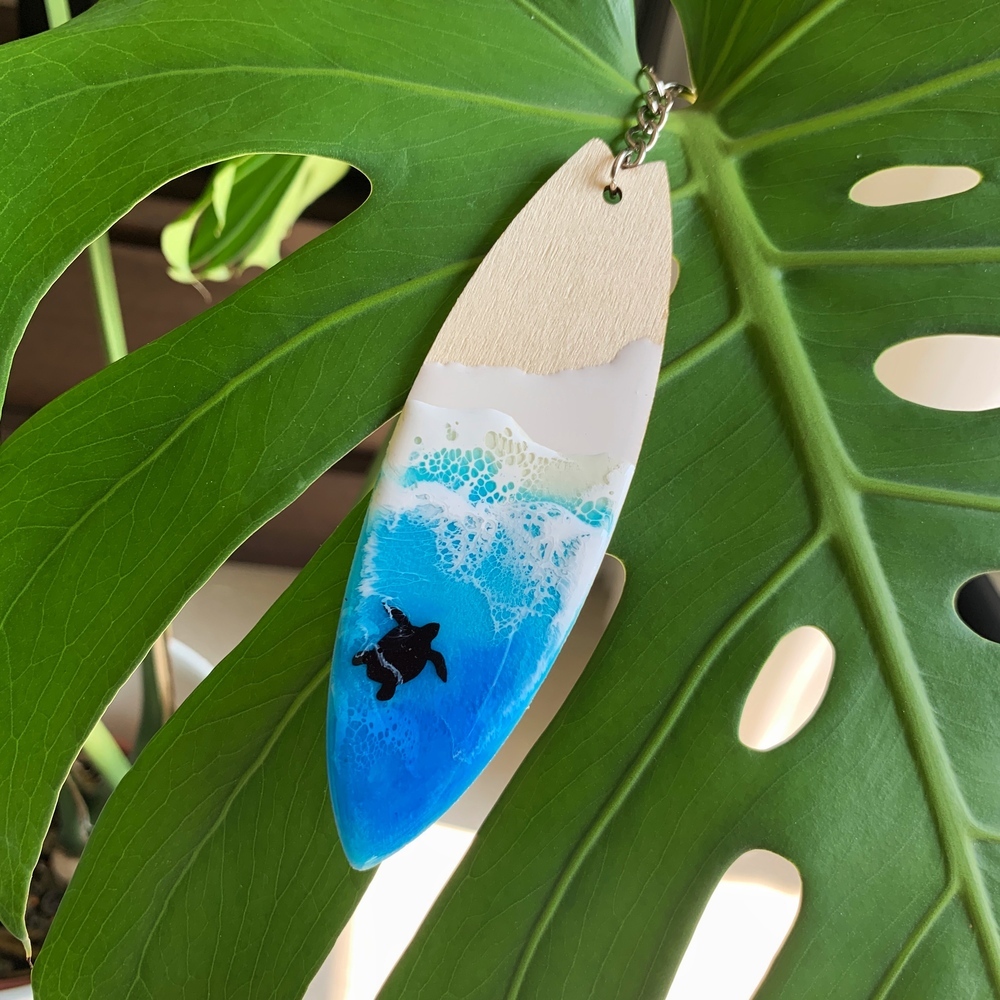 衝浪板吊飾衝浪鑰匙圈海洋鑰匙圈潛水鑰匙圈