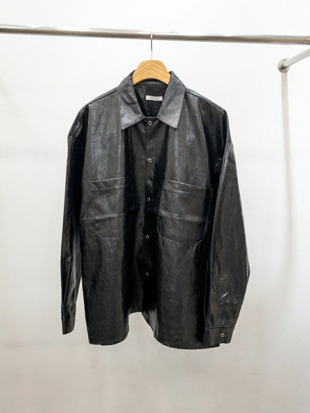 淨色合成皮恤衫 COSTES-003S