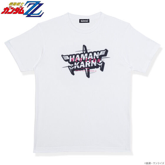 Pbandai 預訂2024/1月 機動戦士ガンダムZZ ハマーン・カーンシリーズ Tシャツ ホワイト