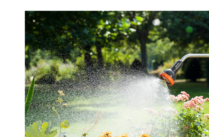 "GARDENA" 德國長柄水槍(3功能)(大流量水壓用)(4個/盒)-[2849]