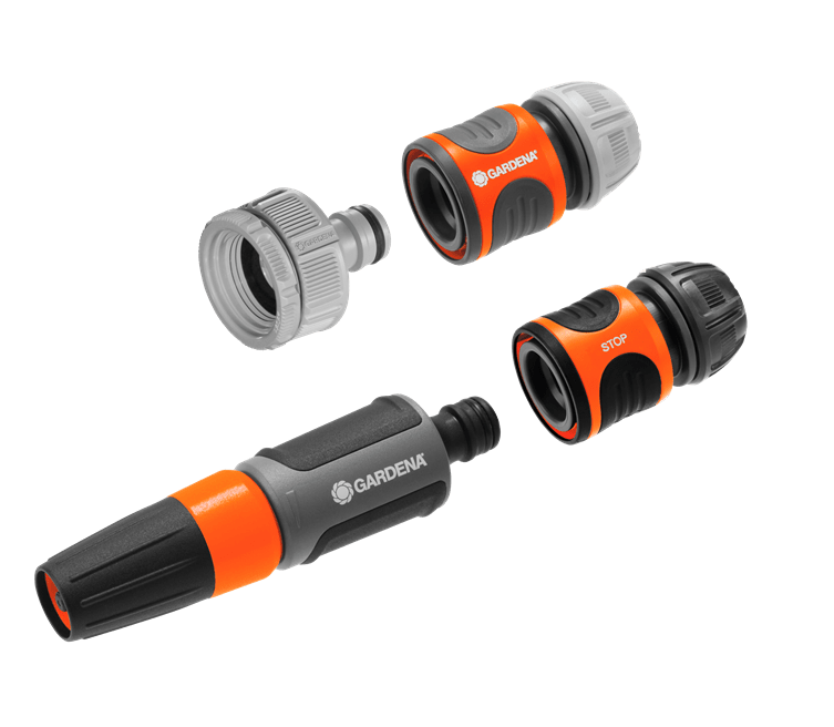 "GARDENA" 德國經典款可調水筆套裝(2功能)(吸塑裝)(10 套/盒)-[18291]