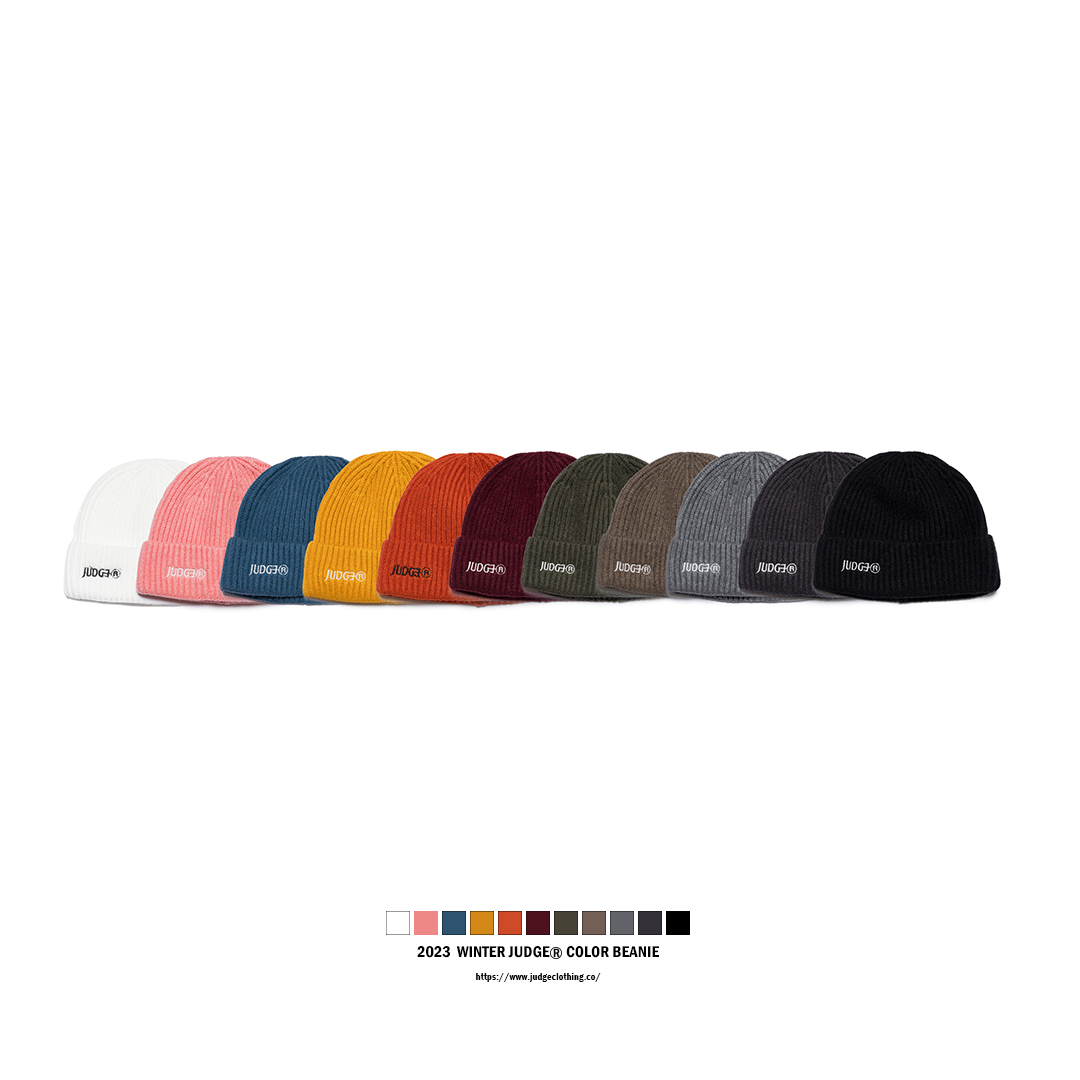 JUDGE®️23 WINTER COLOR BEANIE