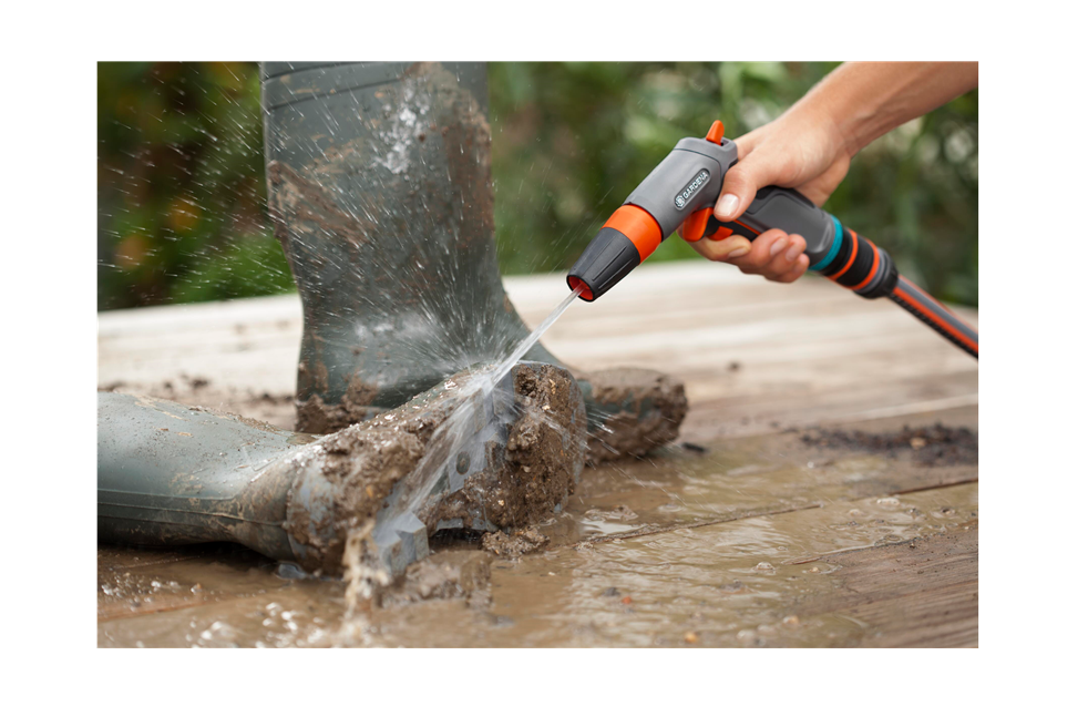 "GARDENA" 德國豪華款清洗槍(2功能)(彩色卡紙裝)(5個/盒)-[18303]