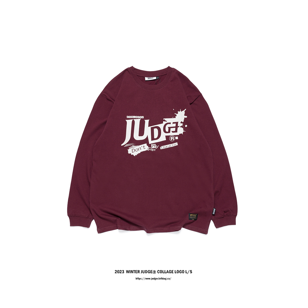 JUDGE®️ WINTER COLLAGE LOGO L/S