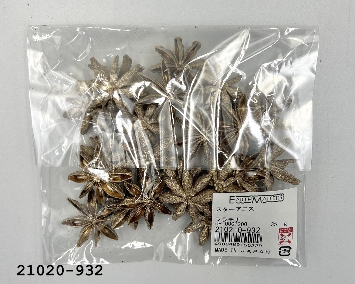 日本鉑金色八角 21020-932