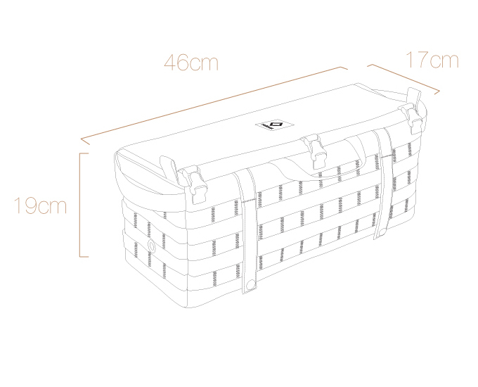 Helinox｜Tactical Table Side Storage 外掛儲物盒 M