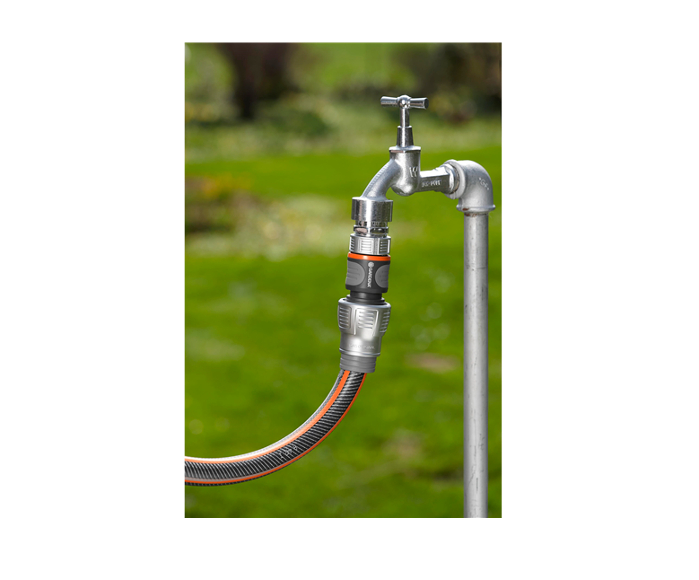 "GARDENA" 德國3/4"快接吸輪(合金)(吸塑裝)(12個/盒)-[18256]