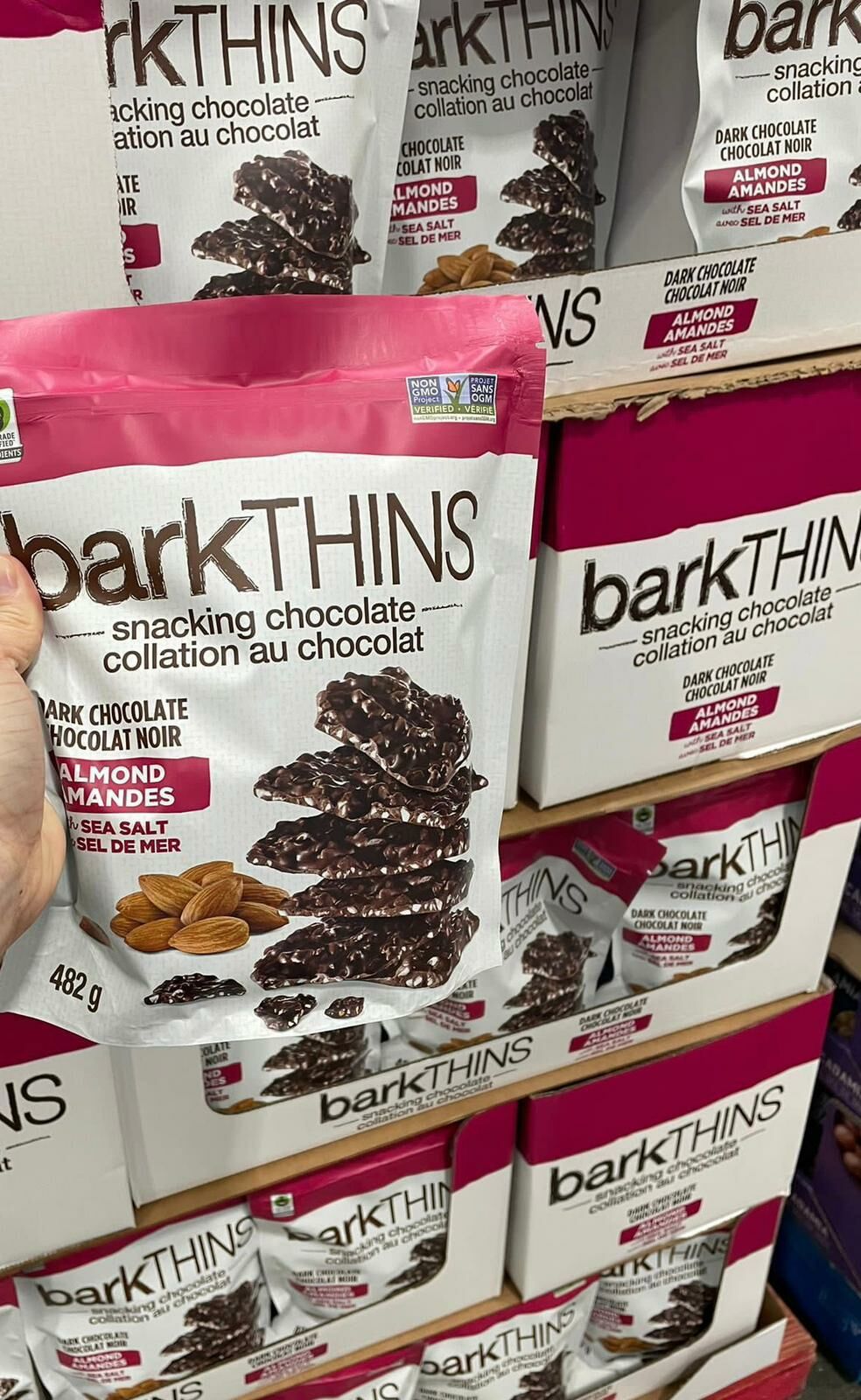 BarkThins Dark Chocolate Almond with Sea Salt 海鹽杏仁黑朱古力脆