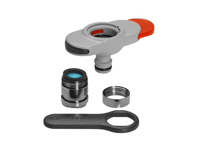 "GARDENA" 德國水龍頭快接(家用/浴室/廚房)(吸塑裝)(10個/盒)-[18210]