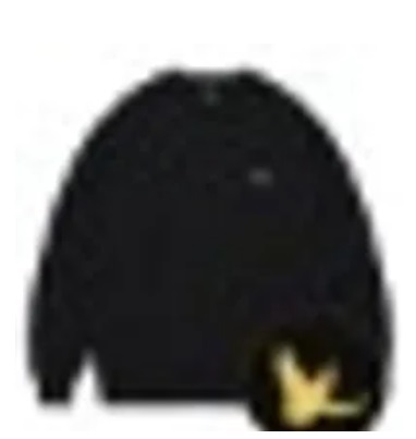 [S] MODERNWORKS MARK GONZALES ANGEL WAFFEN SWEATSHIRT,BLACK, MG2300CR01-BK (SMW137)