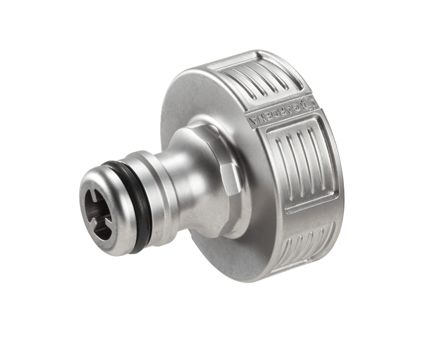 "GARDENA" 德國1"合金水喉快駁(防濺水咀)(吸塑裝)(6個/盒)-[18242]