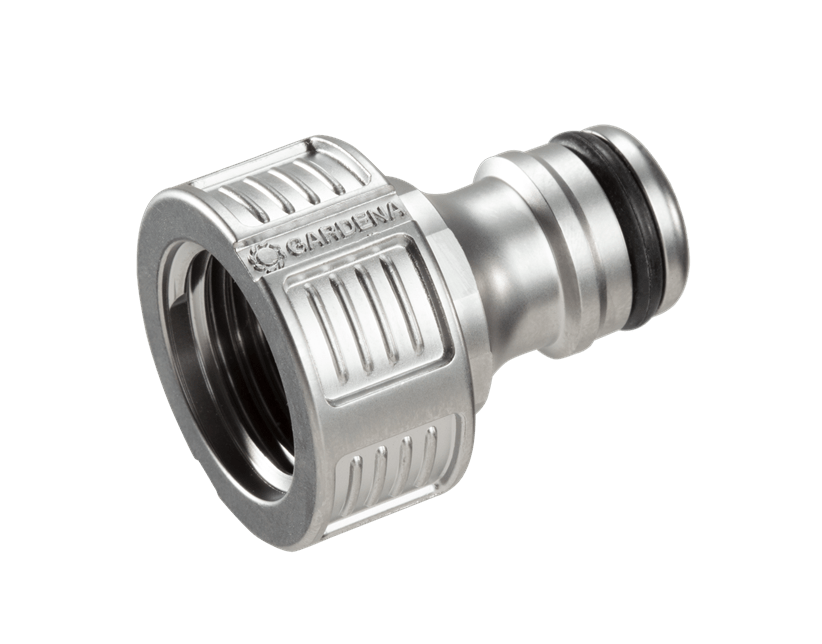 "GARDENA" 德國1/2"合金水喉快駁(防濺水咀)(吸塑裝)(6個/盒)-[18240]