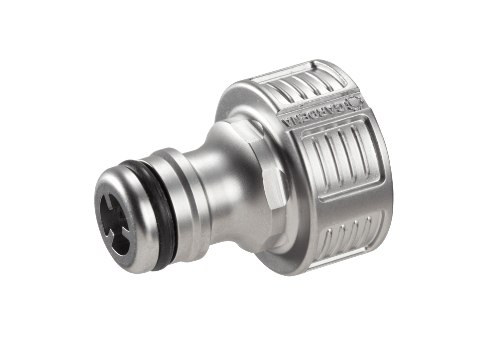 "GARDENA" 德國1/2"合金水喉快駁(防濺水咀)(吸塑裝)(6個/盒)-[18240]