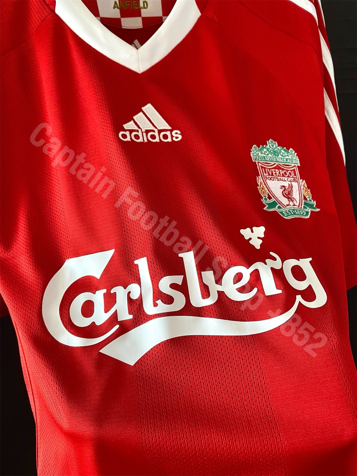 LIVERPOOL FC　2008-2010　ユニフォーム　長袖　adidas adidas リバプール 08-09 ホーム 長袖ユニフォーム 【adidas