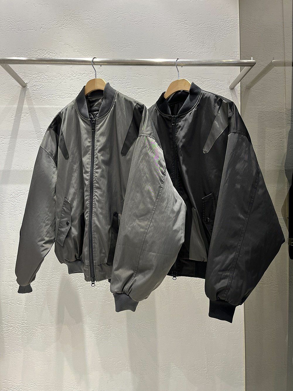 拼色拉鍊外套(薄夾棉) 10.GVTY-0057JK