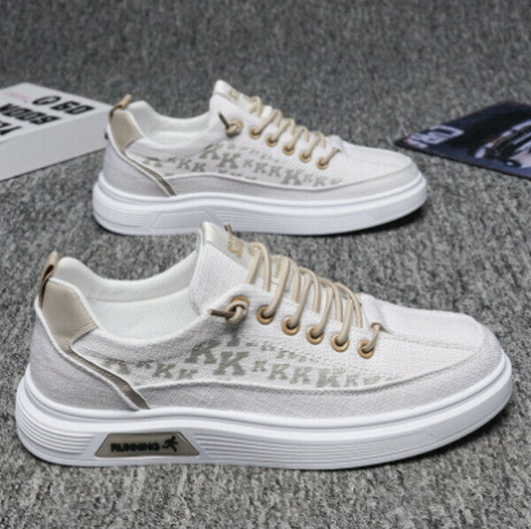 Summer Breathable Canvas Sneakers Low-Gang Casual Shoes (RDZ106)
