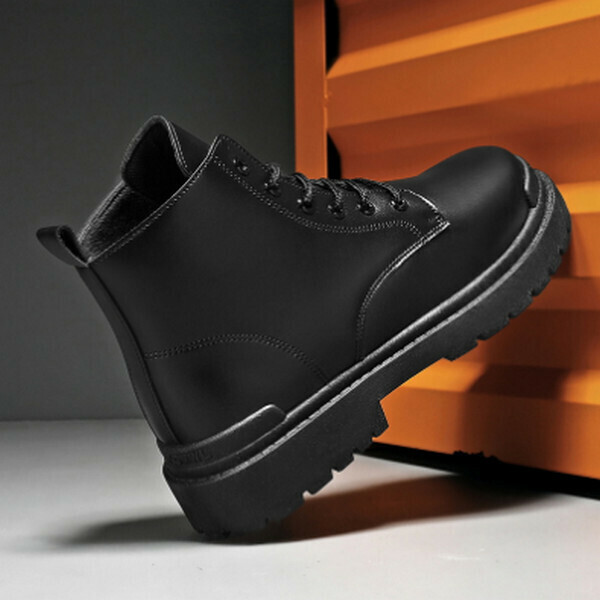 Autumn Martin Boots Casual High Gang Leather Boots DC8601