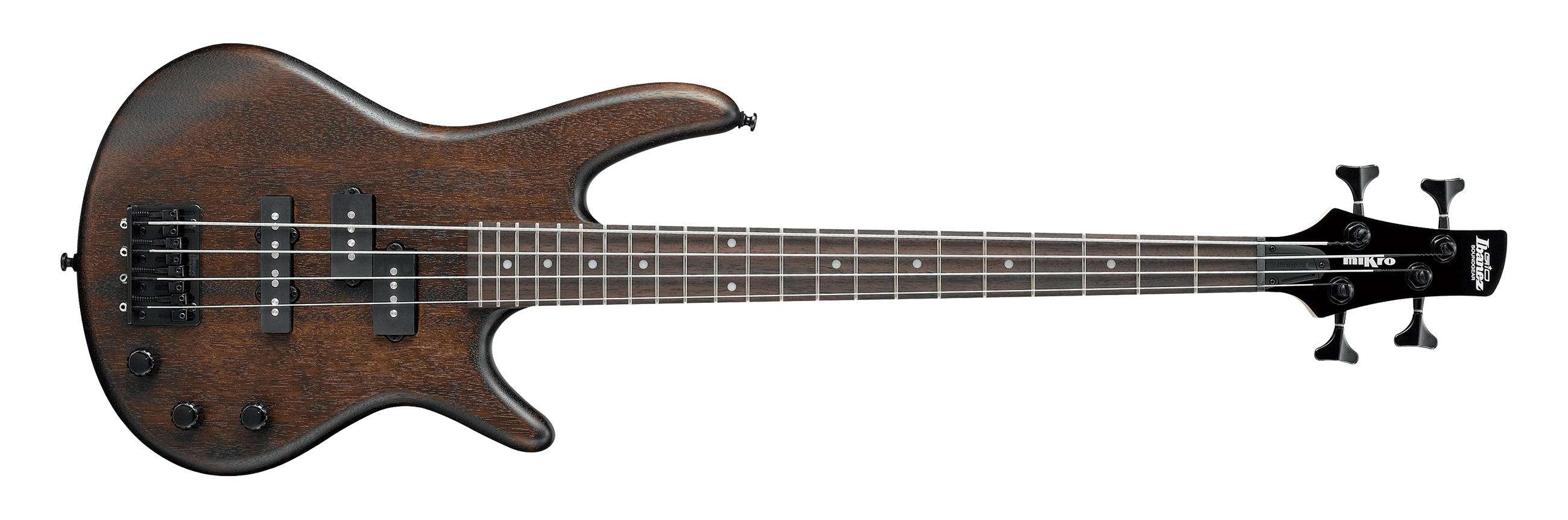 Ibanez Ibanez 電貝斯 GSRM20B WNF 胡桃木色 兒童用 — 三峽吉他 / Bass