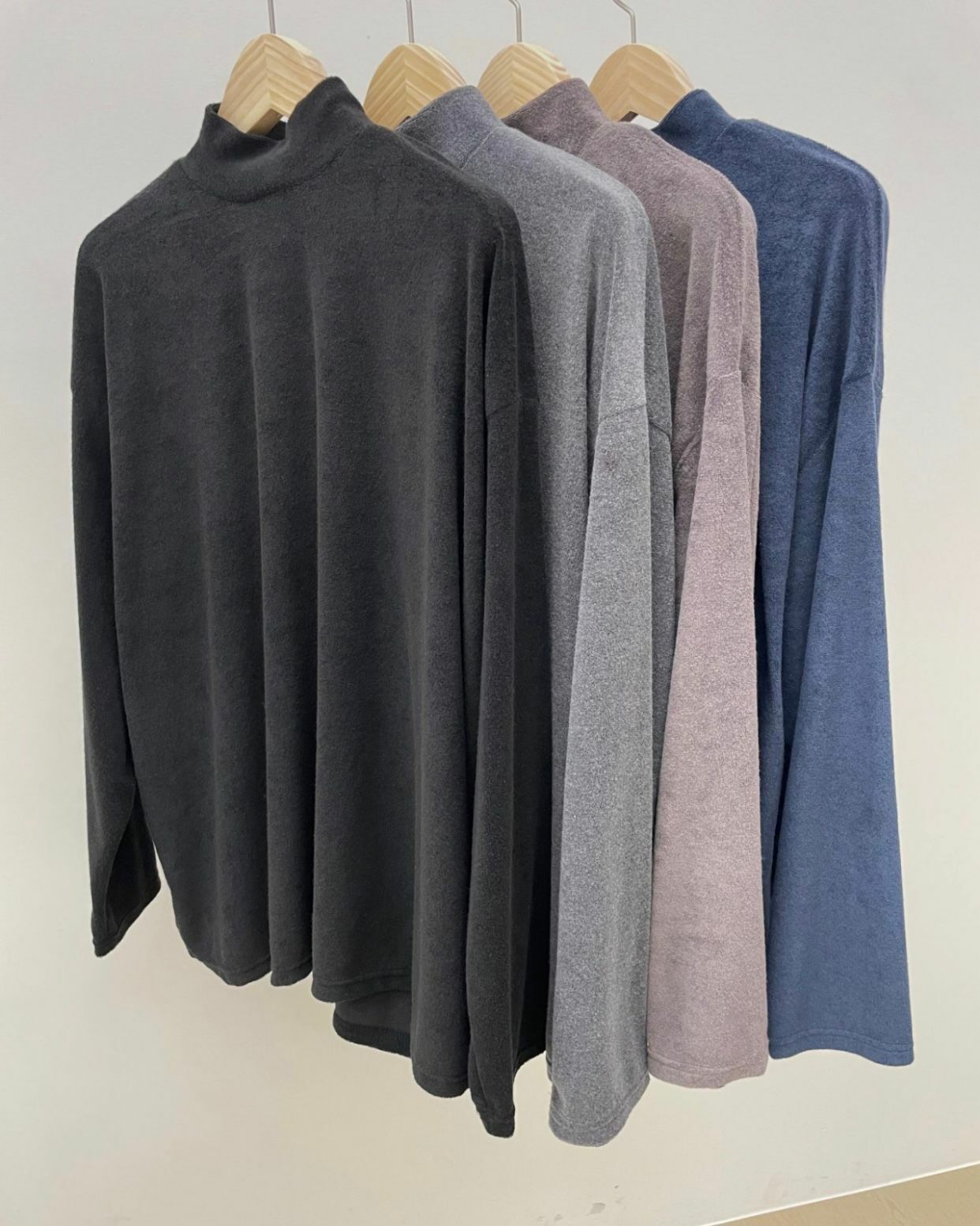 淨色樽領長袖衫 ALLWAYS-008T