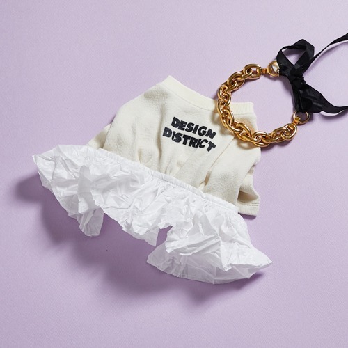 Louisdog 藝術家抓皺洋裝