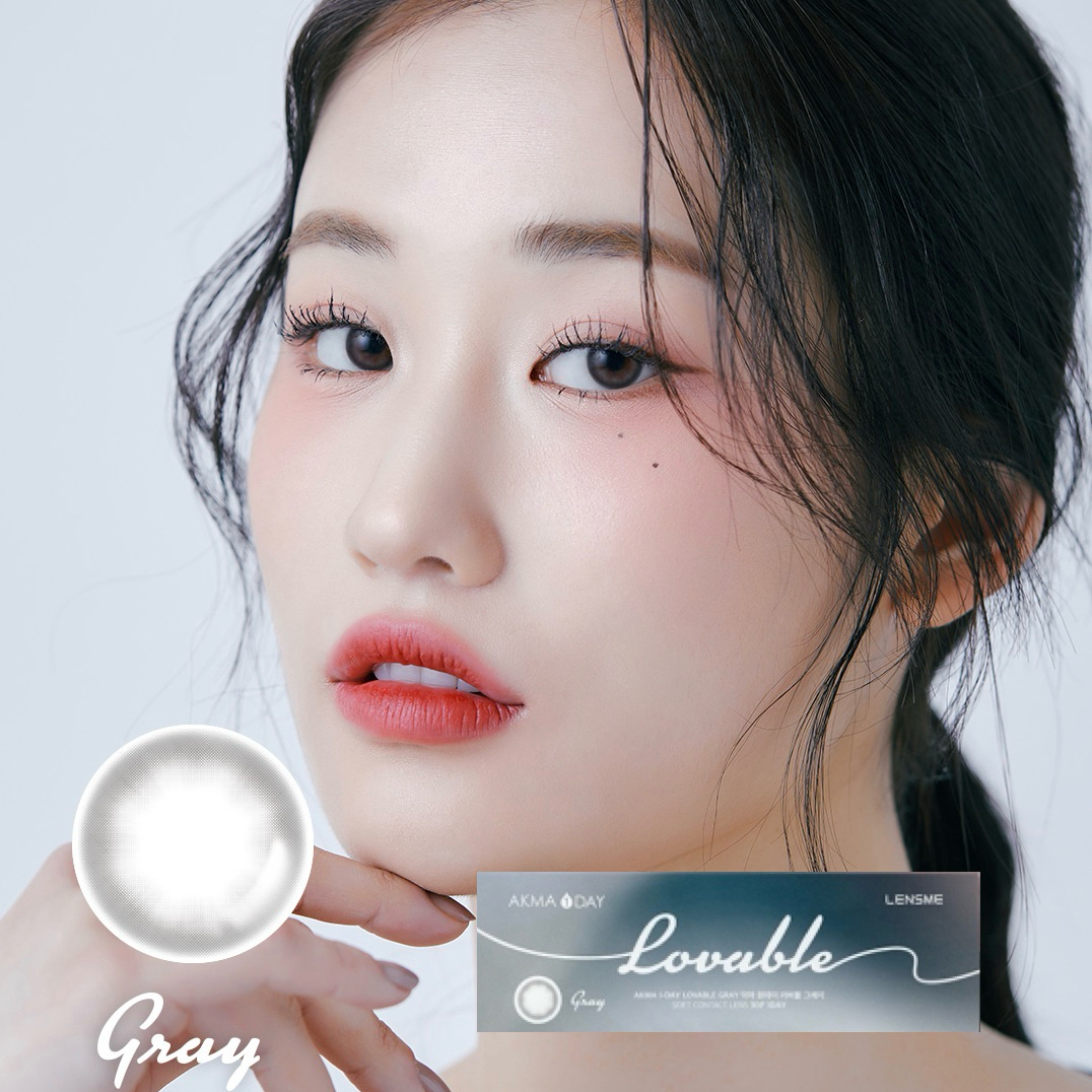 LensMe Akma Lovable 1 Day (30片)(Gray)