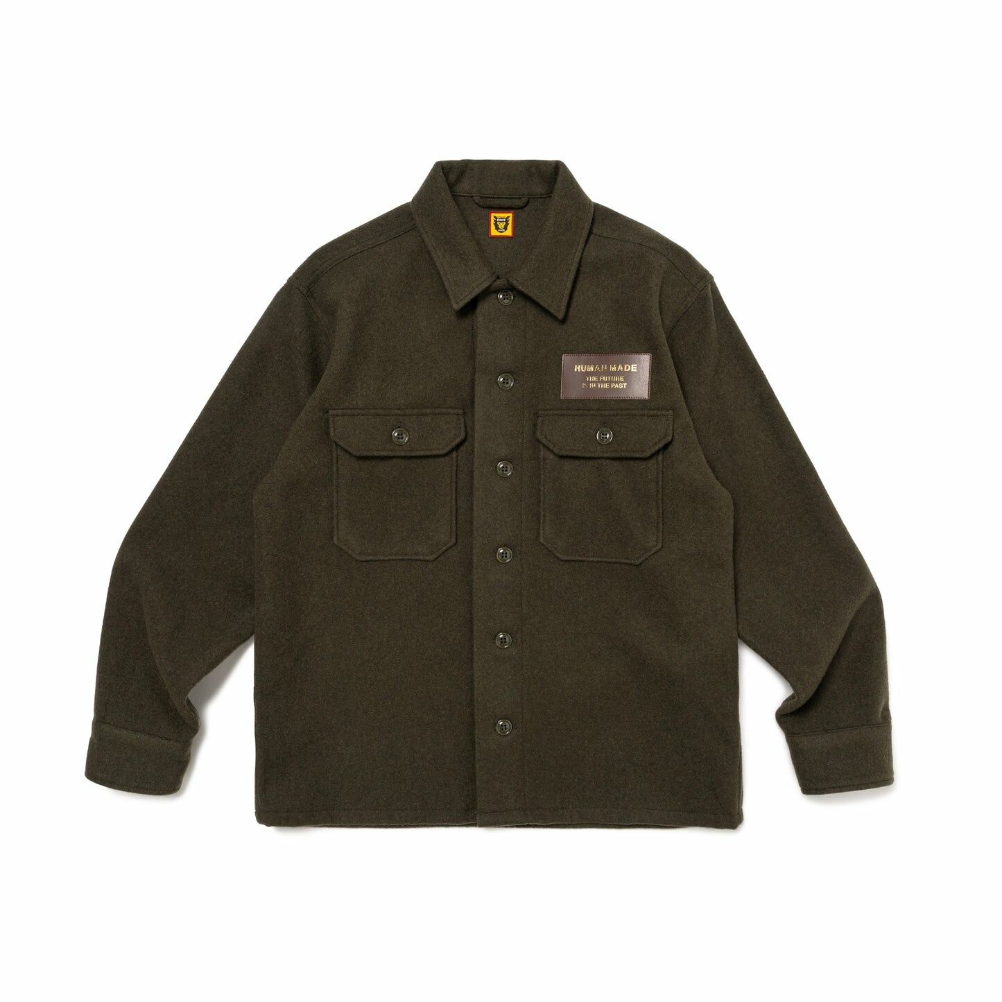 2023AW HUMAN MADE WOOL CPO SHIRTS 背後LV愛心羊毛襯衫現貨