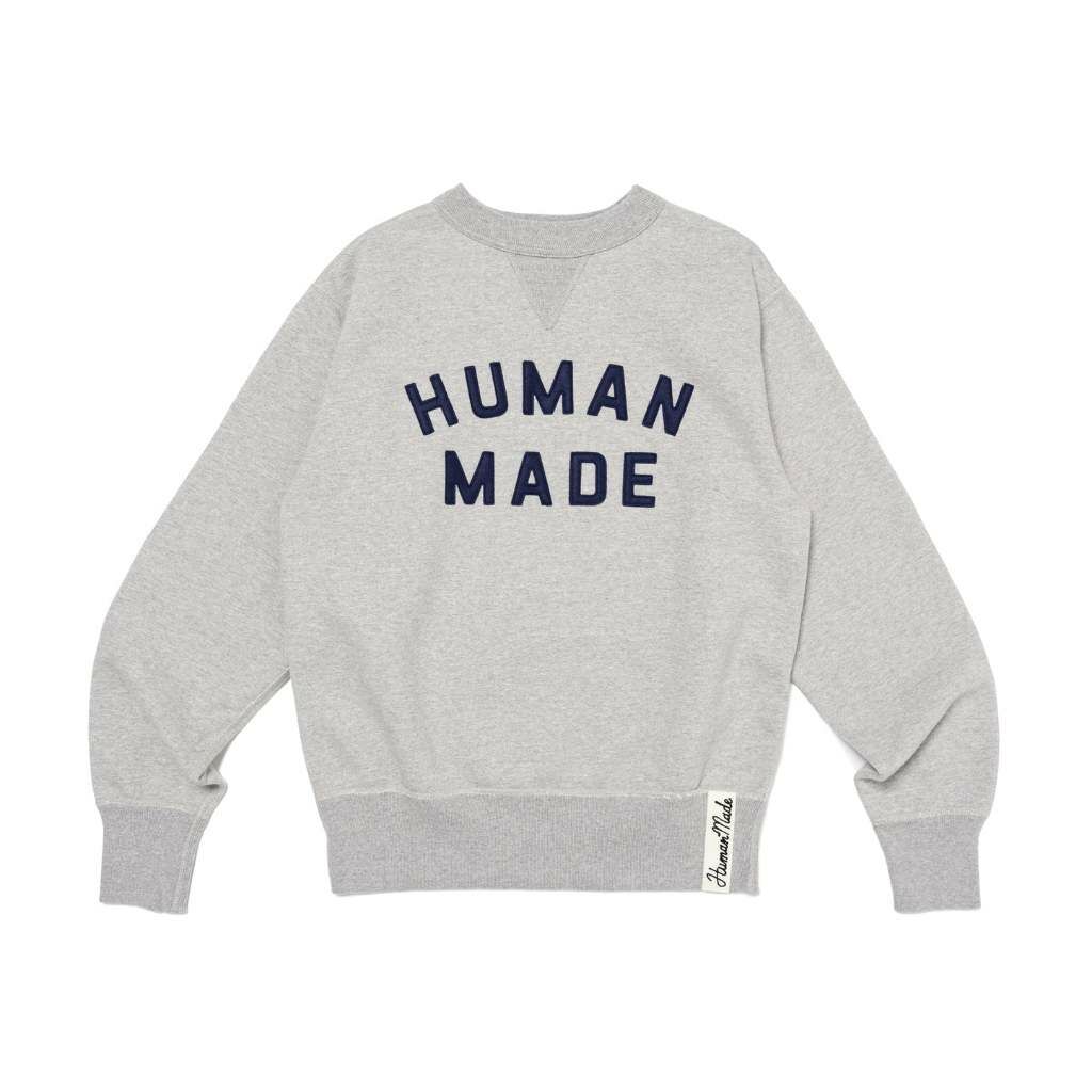 2023AW HUMAN MADE SWEATSHIRT 正面刺繡字體 大學T LOGO 現貨