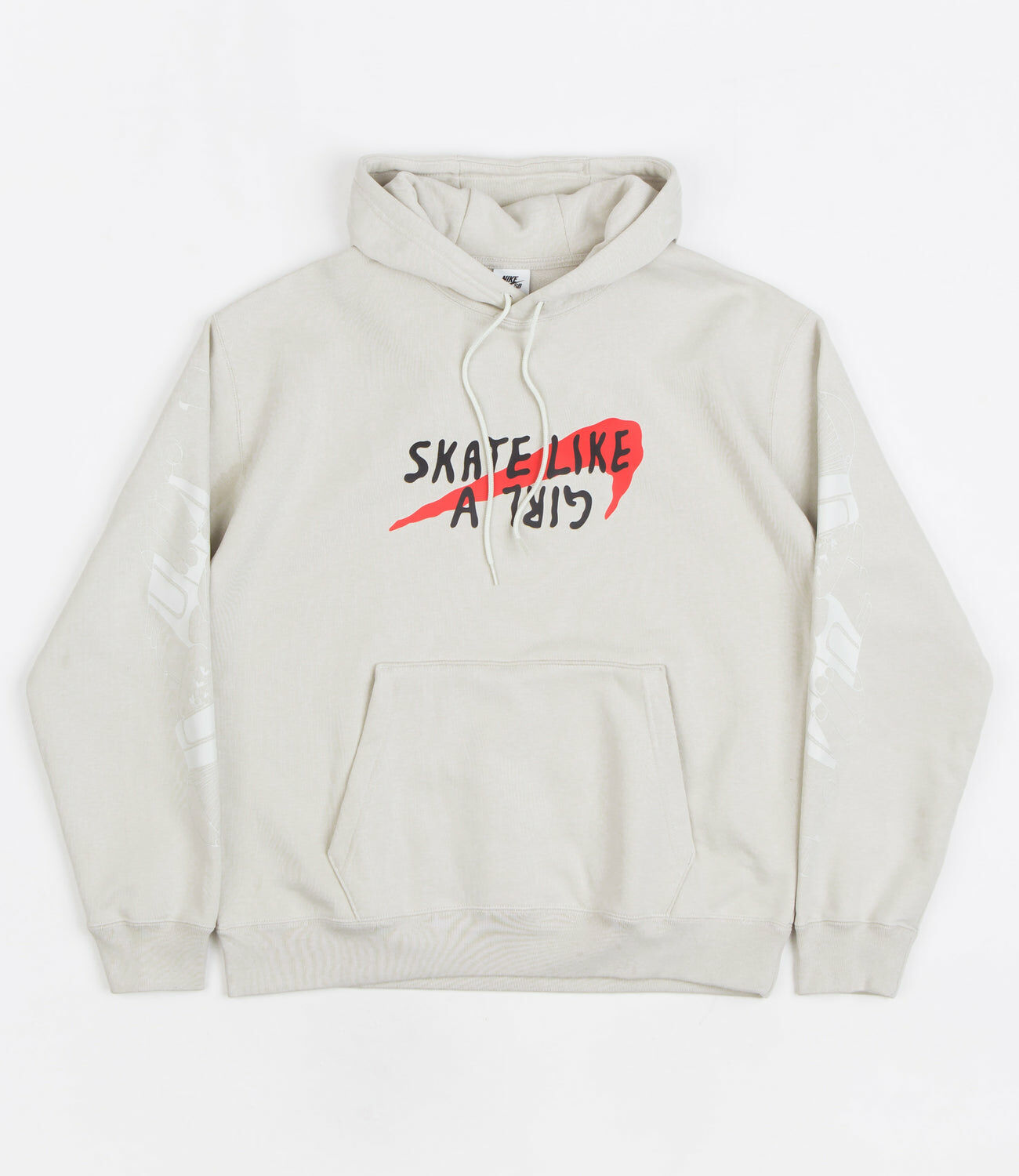 Nike SB Skate Like A Girl Hoodie Light Bone