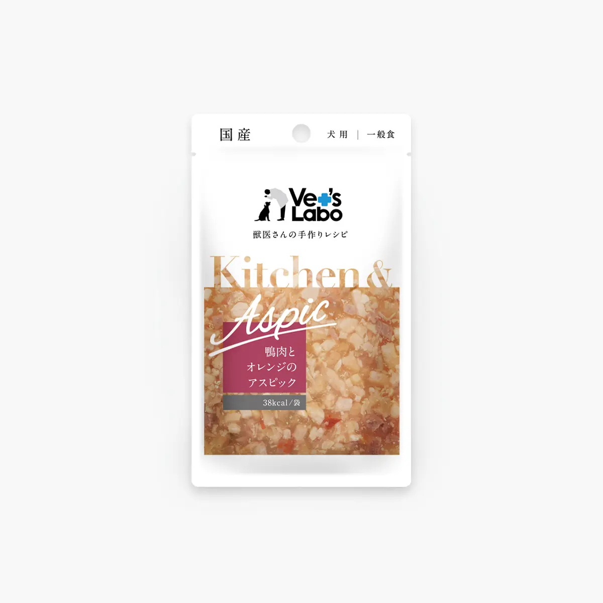 【Vet's Labo】Kitchen&Aspic Duck and Orange Jelly (For Dogs)