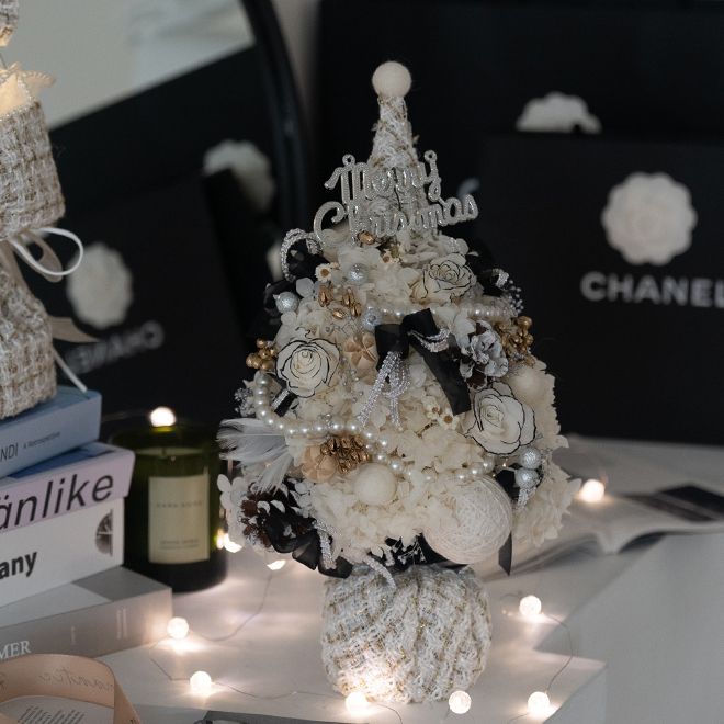 小香風精品聖誕樹 永生聖誕樹 白色聖誕樹