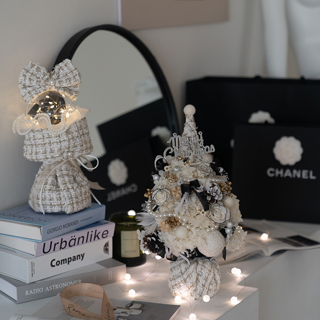 小香風精品聖誕樹 永生聖誕樹 白色聖誕樹