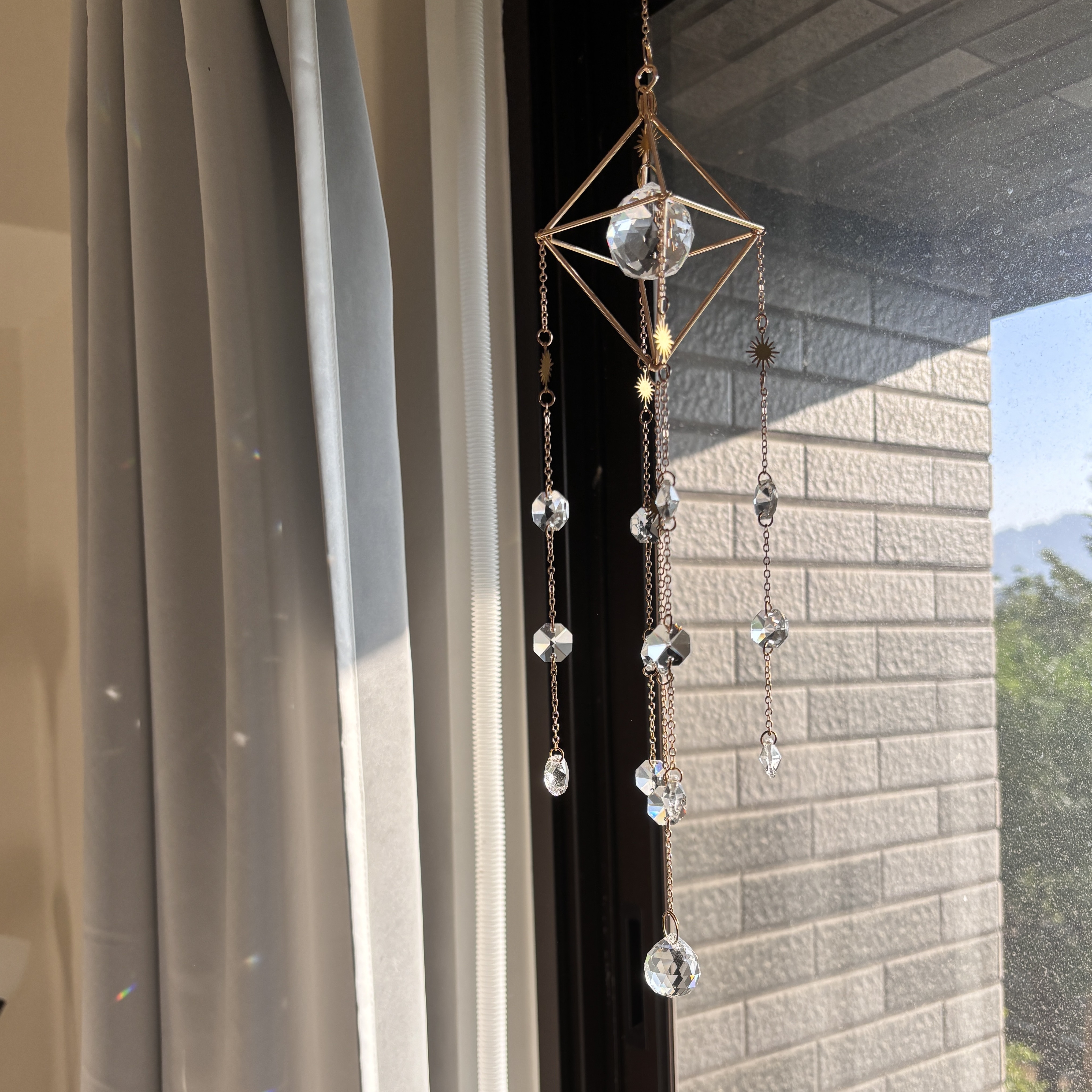 水晶吊飾 捕光網