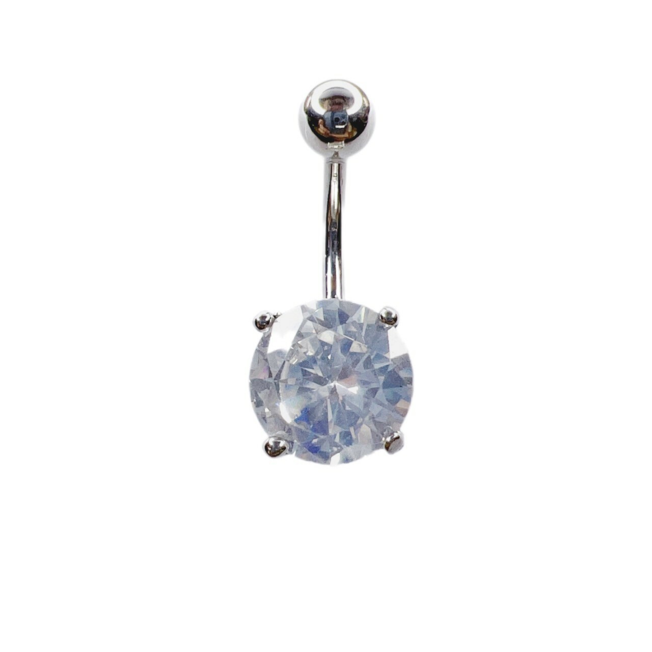 鋼肚環-銀色-長10M-高檯四爪白鋯 8M&10M(ABB)