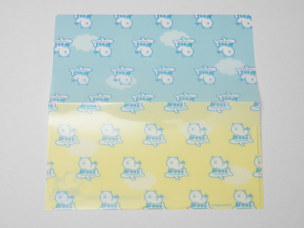 現貨｜白熊 Ticket Holder 多用途文件夾 (藍黃色)