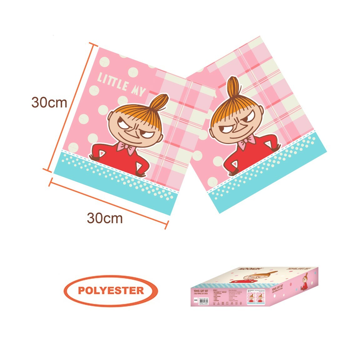 姆明一族| 2P面巾 禮盒套裝 |小美