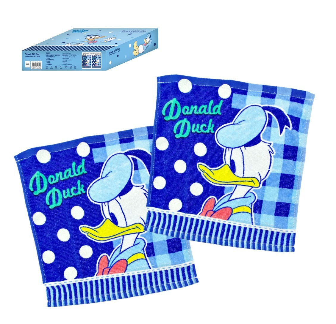 迪士尼唐老鴨 | 2P面巾 禮盒套裝