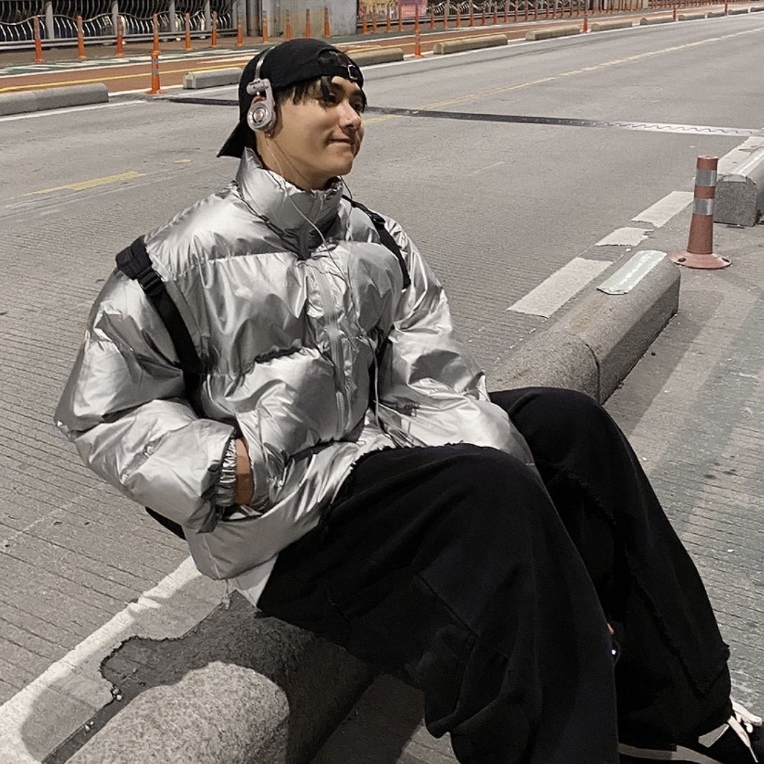 HOLYINCODE (SALE) 金屬感漆皮羽絨外套（7 COLOR）