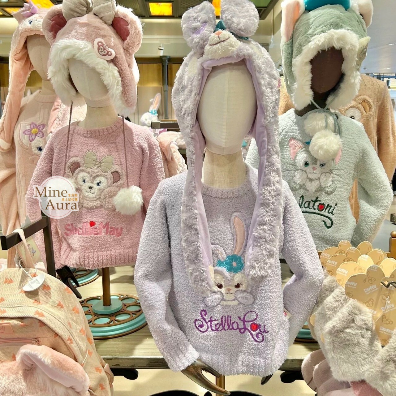 玲娜貝兒 Lina bell 大頭圖案 兒童 毛衣 上衣 -上海迪士尼樂園