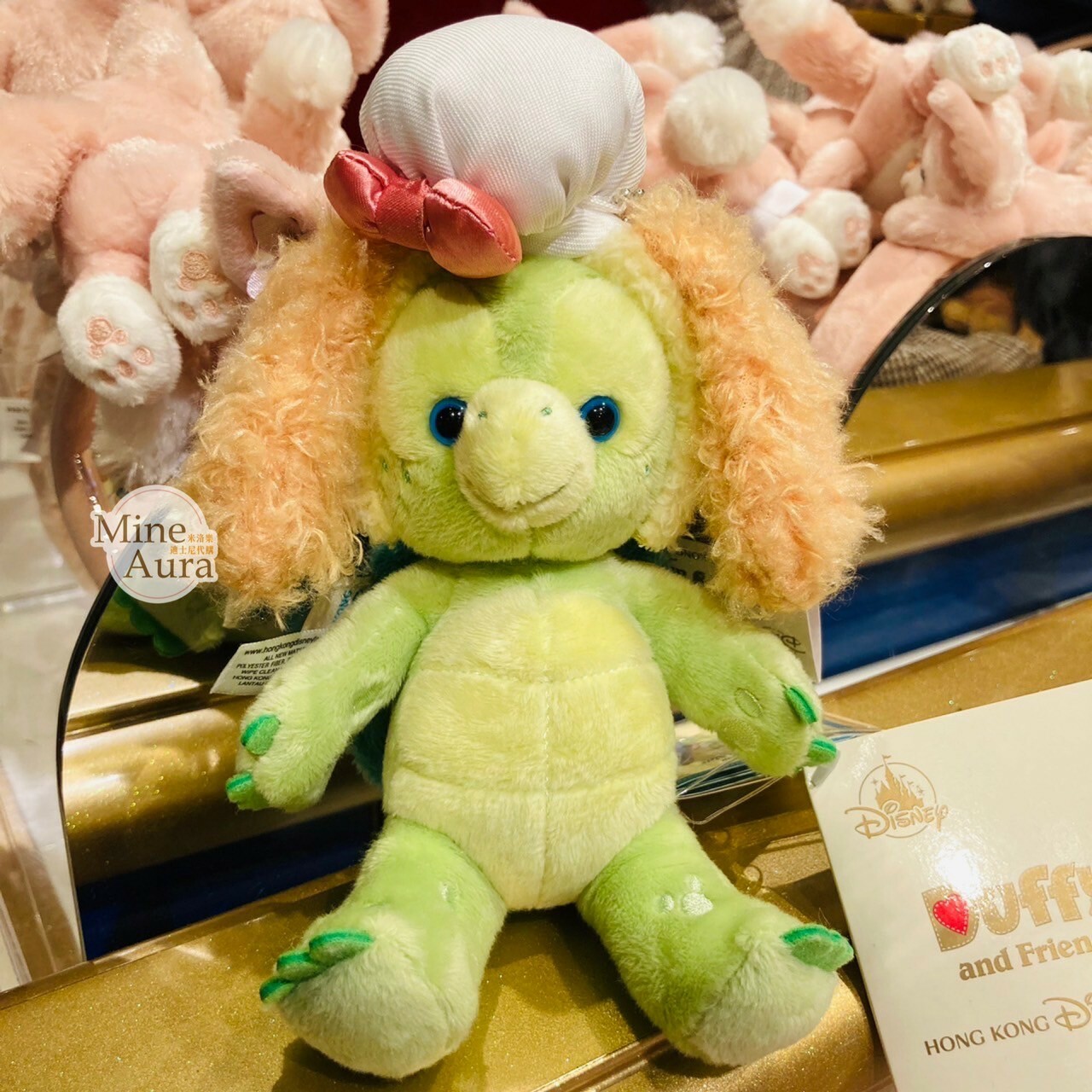 可琦安 餅乾 CookieAnn 絨毛髮圈 造型 鑰匙圈 吊飾 -香港迪士尼樂園