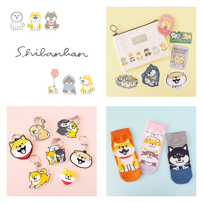 好朋友 柴犬 壓克力鑰匙圈｜日本MIND WAVE