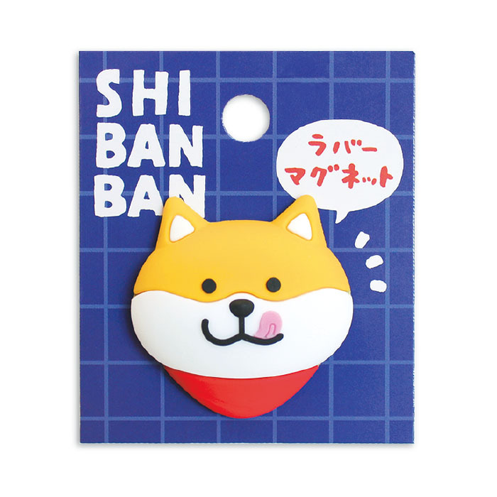 柴犬 立體大頭磁鐵｜日本MIND WAVE
