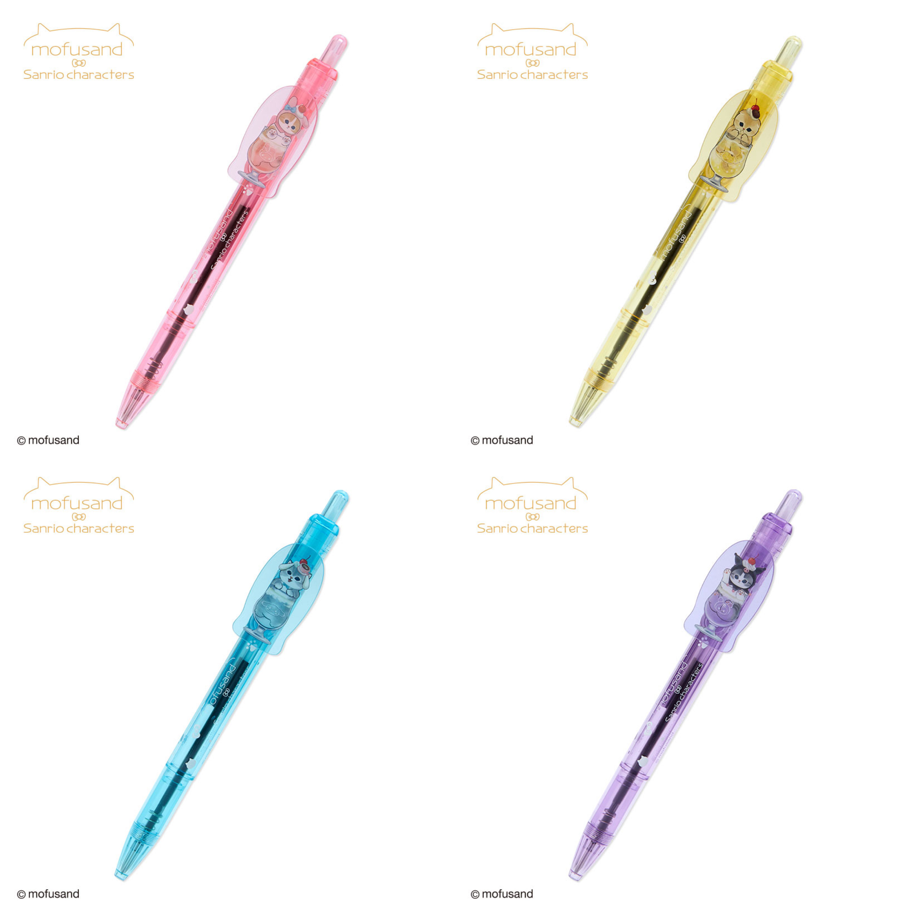 JP Mofusand x Sanrio 造型黑色原子筆 1049 1070 1063 1056