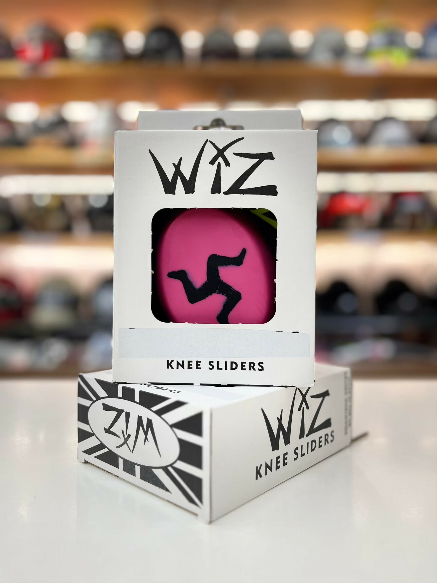 WIZ KNEE SLIDERS 滑塊 曼島 粉底黑